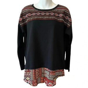 Ruby Rd. | Tribal Print Top